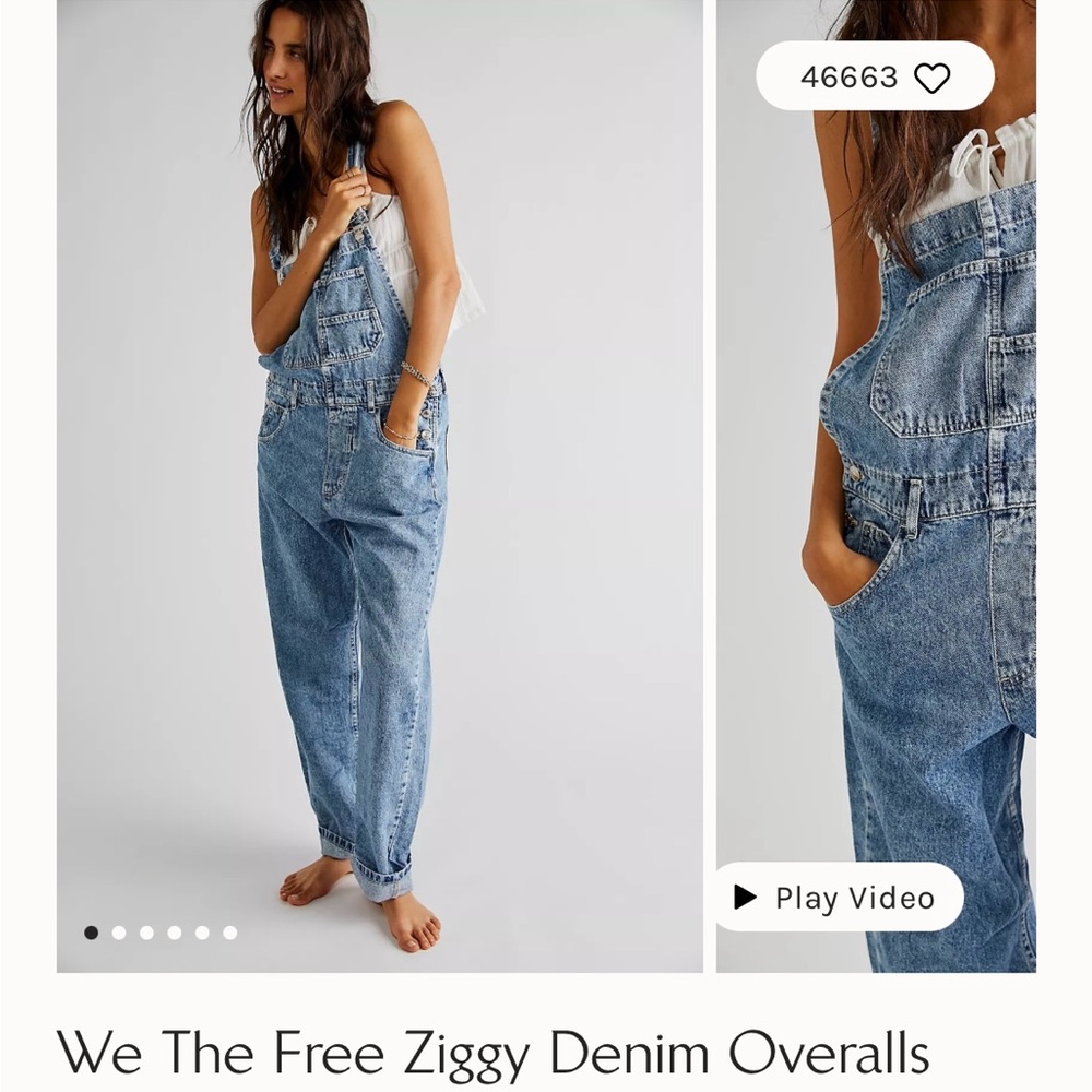 We the free ziggy overalls